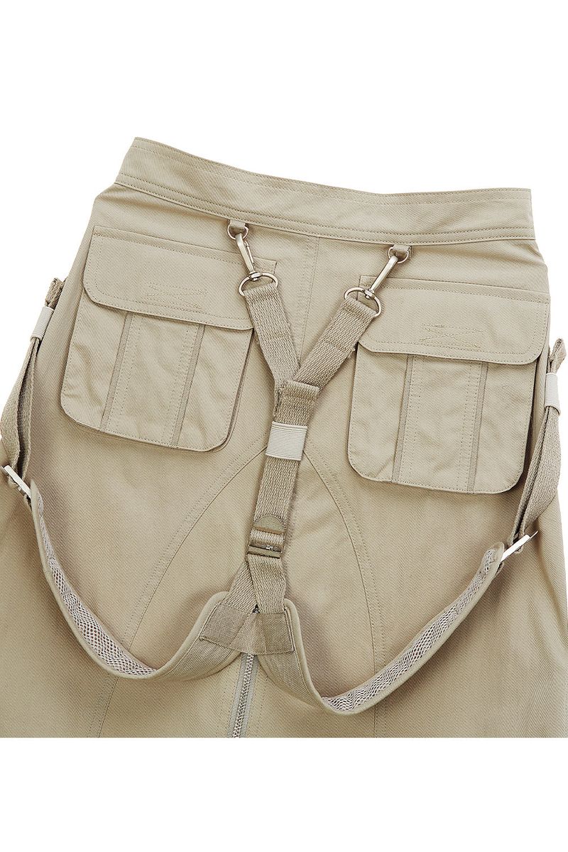 [23SS LSD COLLECTION] ﻿Cargo Zipper Skirt