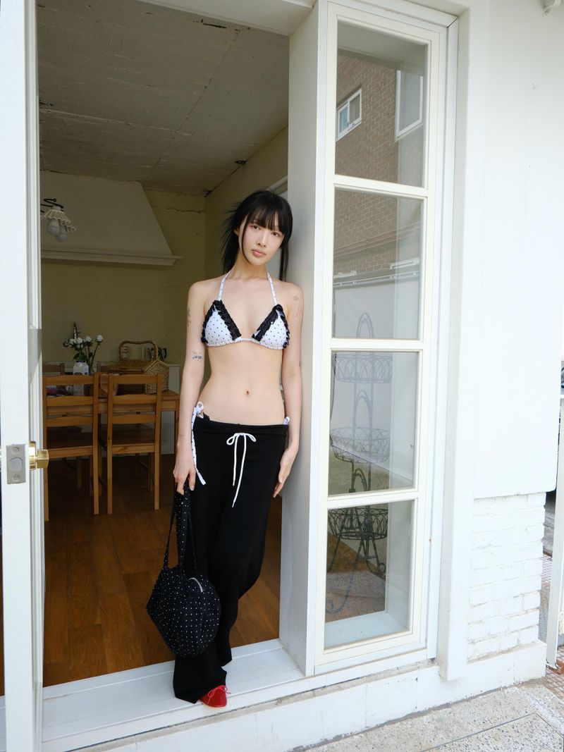 frill dot bikini