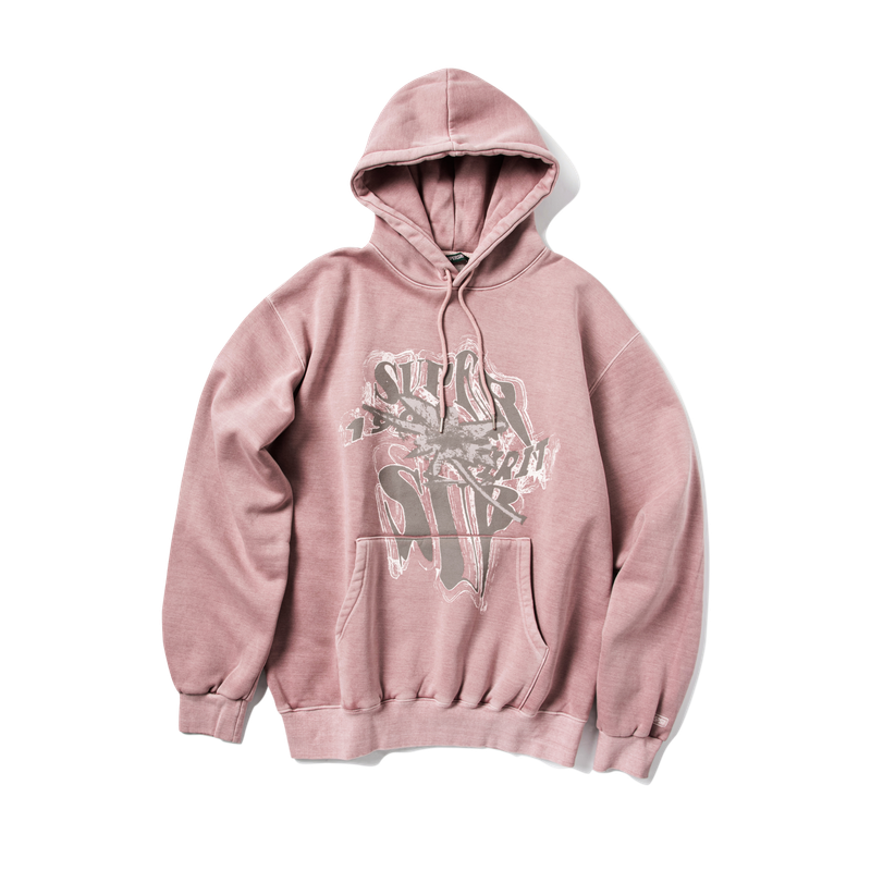 SUPERSUB（スーパーサブ）の「[WOOL LINING] TORNADO HOODIE - PIGMENT PINK（Tops）」