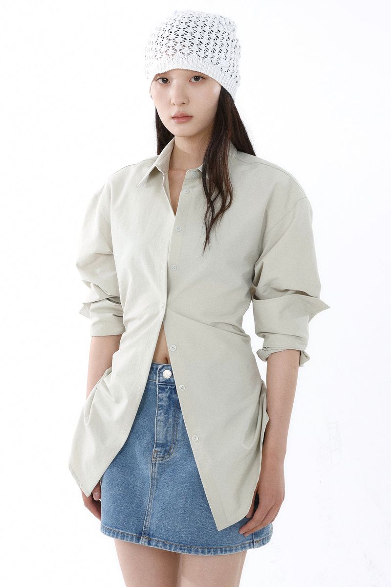 Loventina（ラヴェンティナ）の「BACKLESS SHIRT_CREAM（Setup）」
