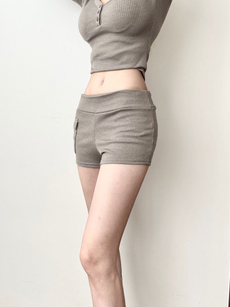1400. Basic cargo pocket short pt (3color)