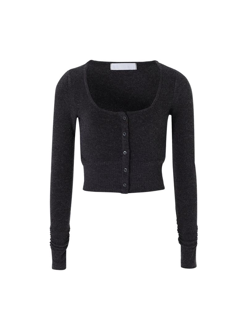 Luna cardigan set (Charcoal)