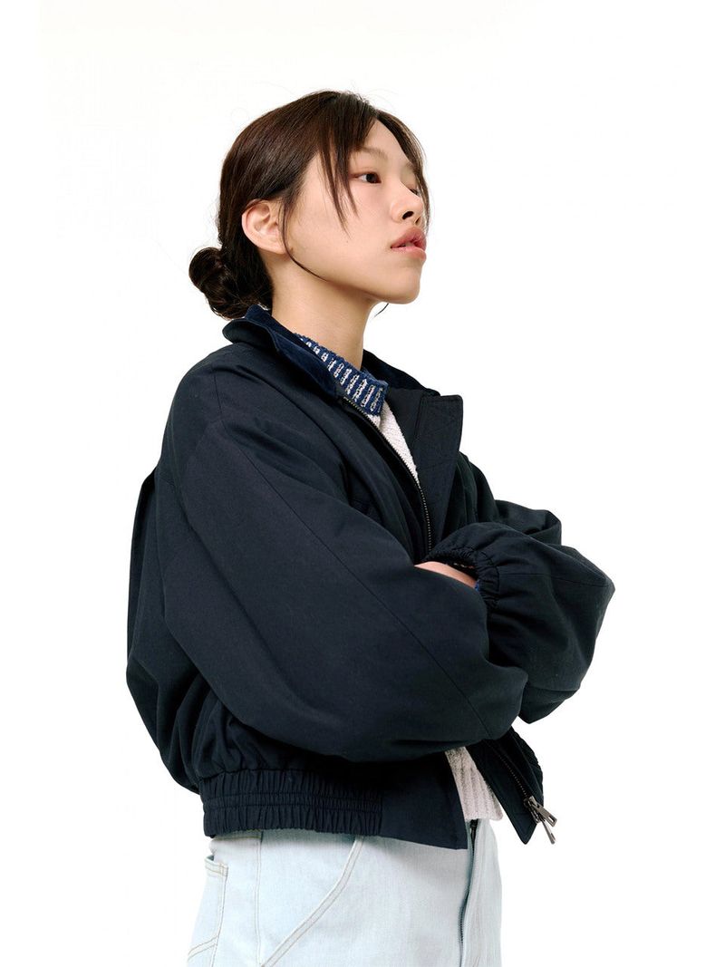 COLLAR POINT BLUSON JACKET _ 2 COLOR (LEBSSJP5070)