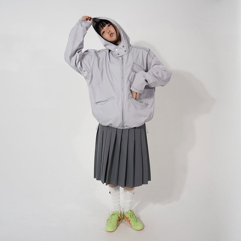 RUSTLE STITCH HOOD JP (3color!)