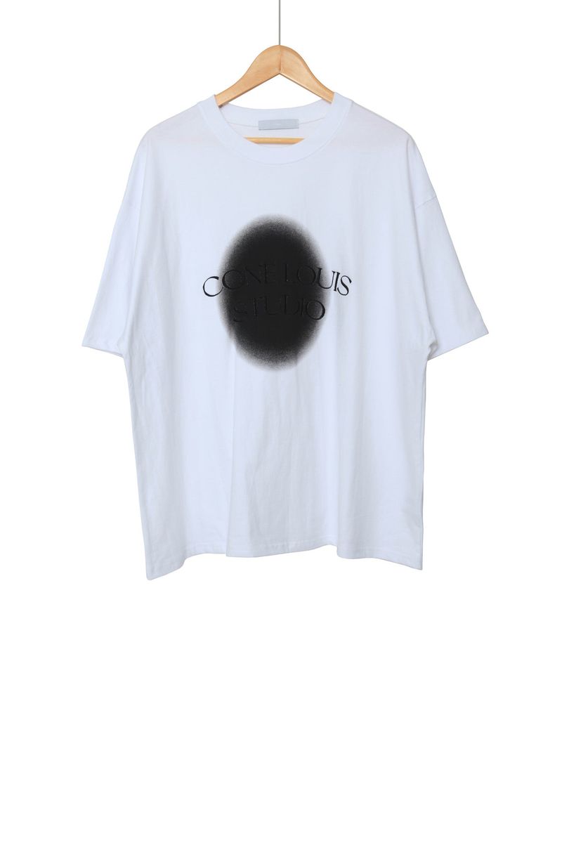 Spray  Embroidery Short Sleeve T