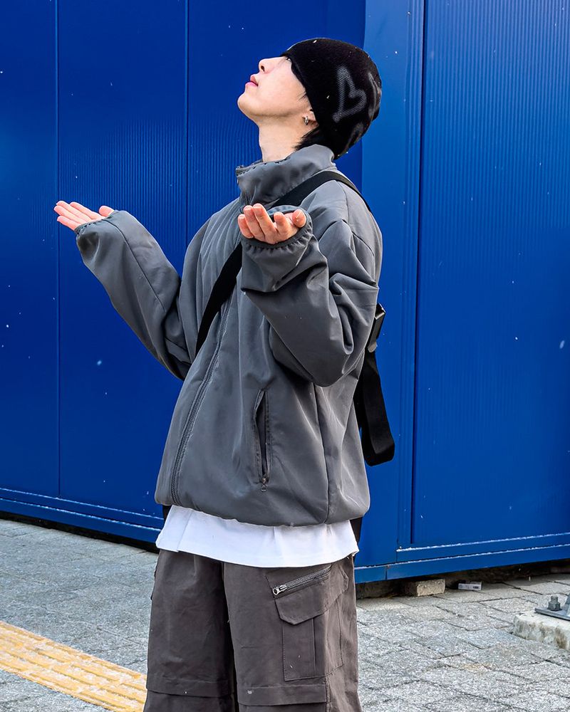 Spray Printing Heart Beanie 2C