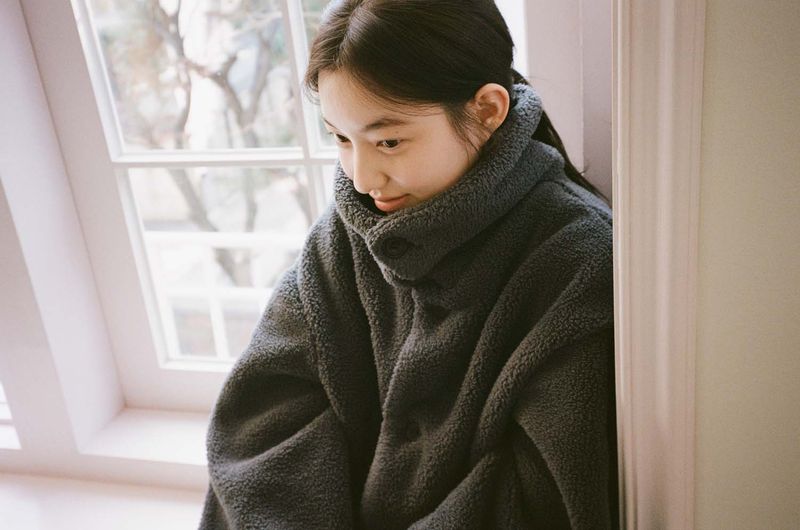 Teddy Fleece Coat (Charcoal)