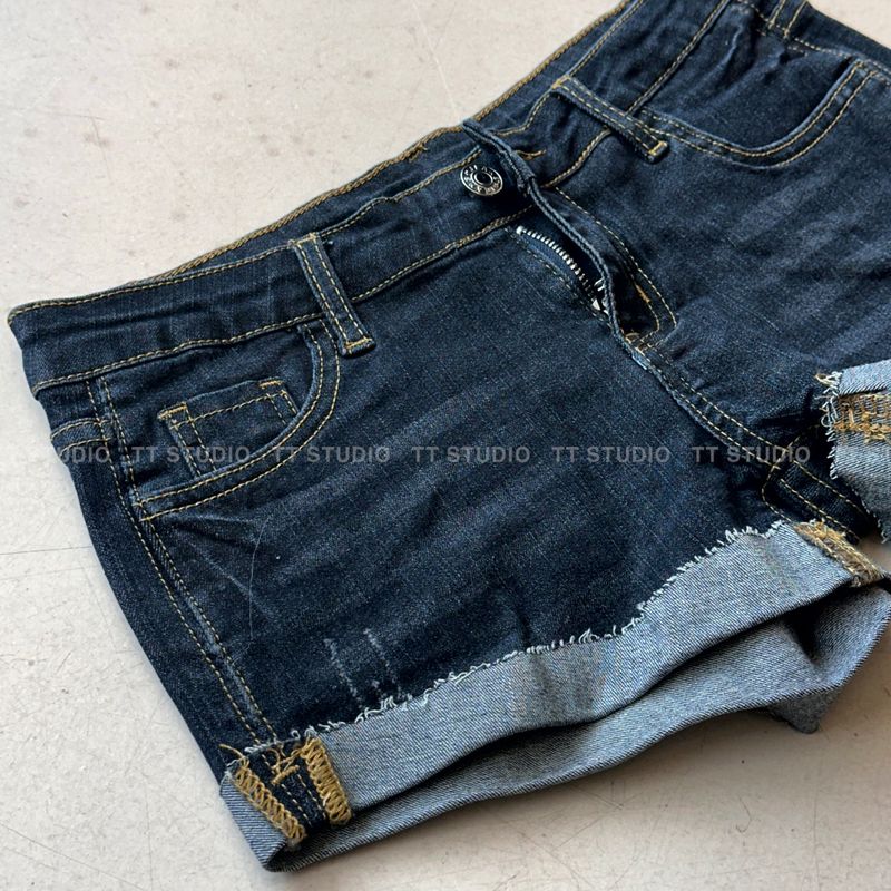Vintage mini short denim-PT