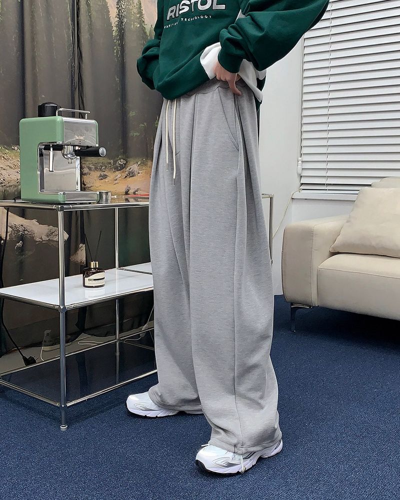 GT Four-Tuck String Wide Pants (5 colors)