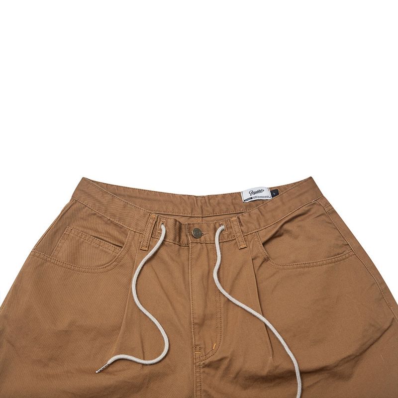 MBSRCOPT134 MID90 BAGGY COTTON PANTS CAMEL