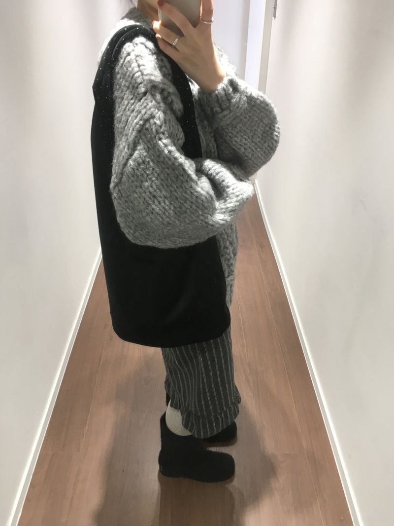 Puff reversible dot bag (2color)