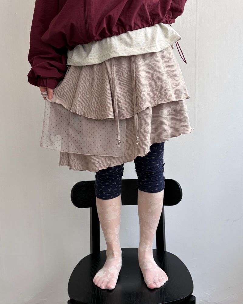 Summer Layer Dot Skirt