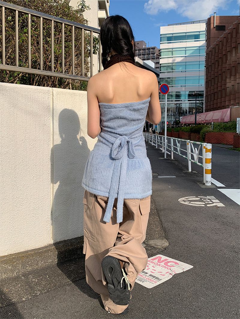 MINK TOP FLARE DRESS (2C)