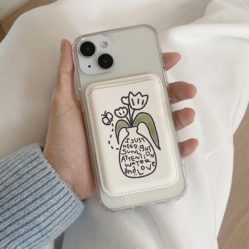 withsome（ウィズサム）の「ラブベースマグセーフカードポケット（スマホグッズ/小物）」