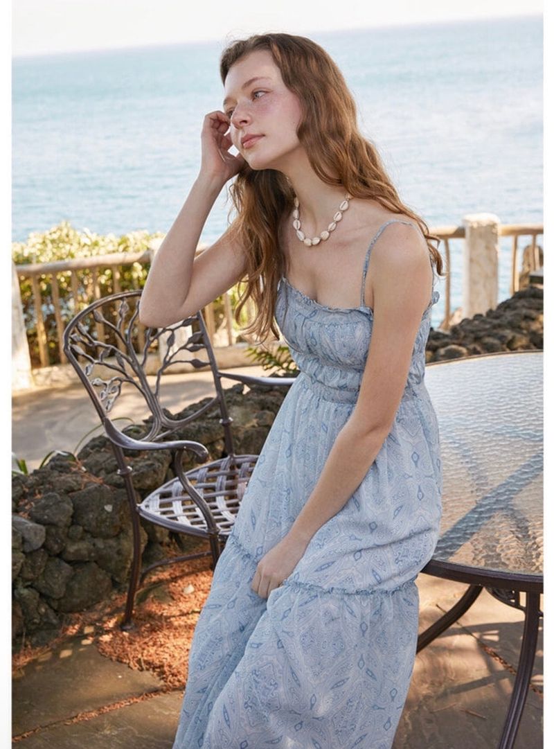 Adeline Dress Sky Blue