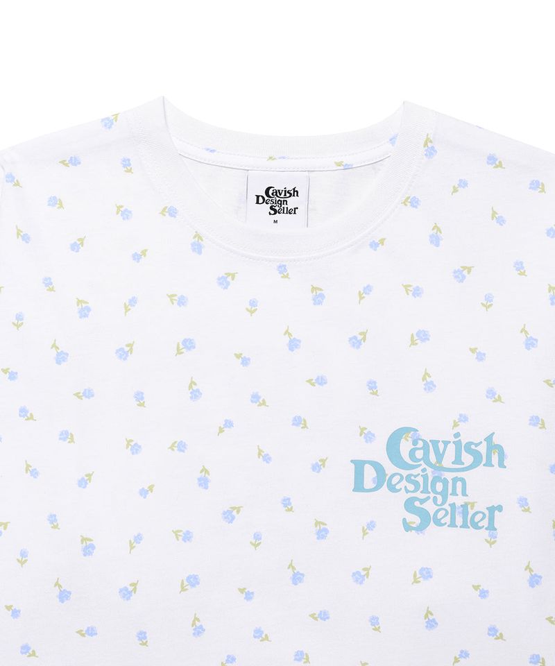 FLOWER SELLER LOGO LS TEE WHITE(CV2GSUT551A)