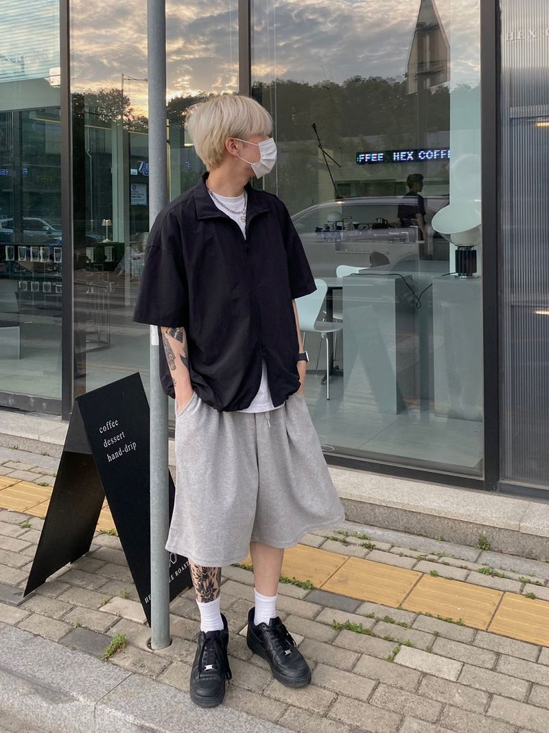 Basic Sweat Bermuda Pants 2C