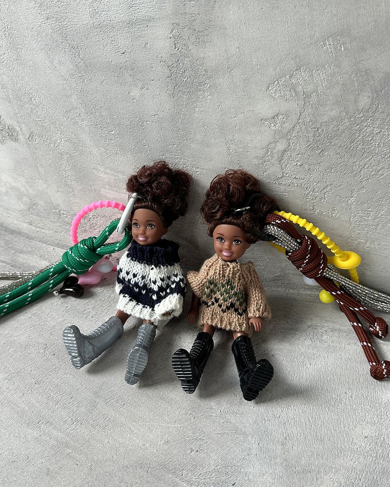 Tyla tanning doll key ring