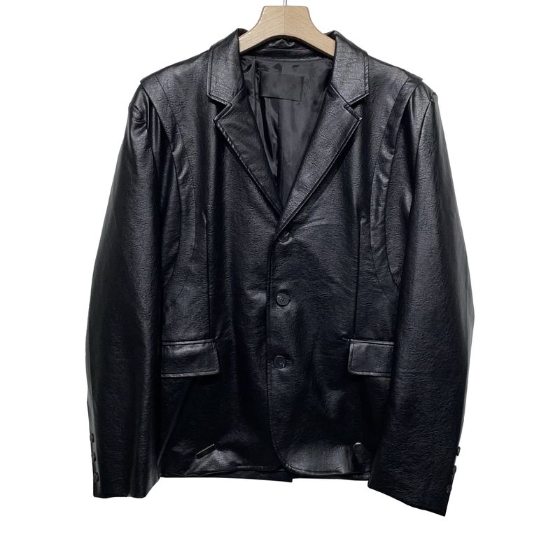 (UNISEX)ライニングレザーブレザー