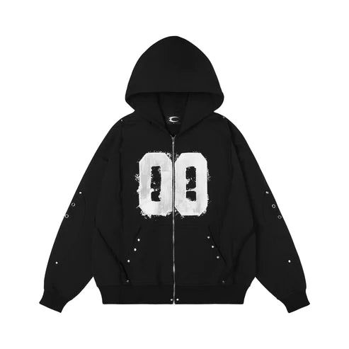 Cozy Worldwide(コージー ワールドワイド)の「00 ナイトクラブフードジップ(トップス)」