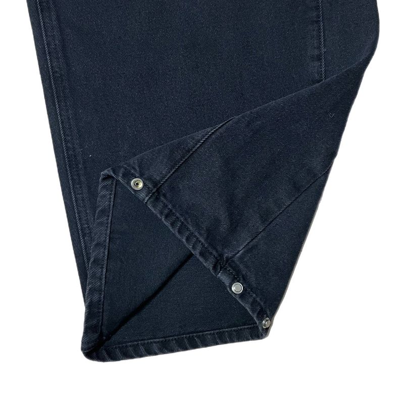 Rough Muse Tassel Ball Stud Wide Long Denim Pants