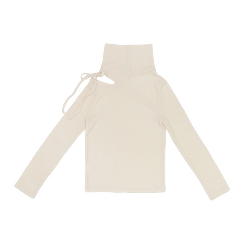 Danika turtleneck top (ivory)
