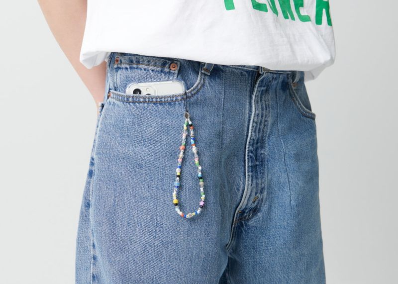COLOR MIXED PHONE STRAP