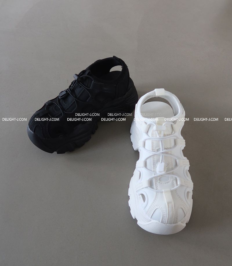 full-heeled sandal sneakers