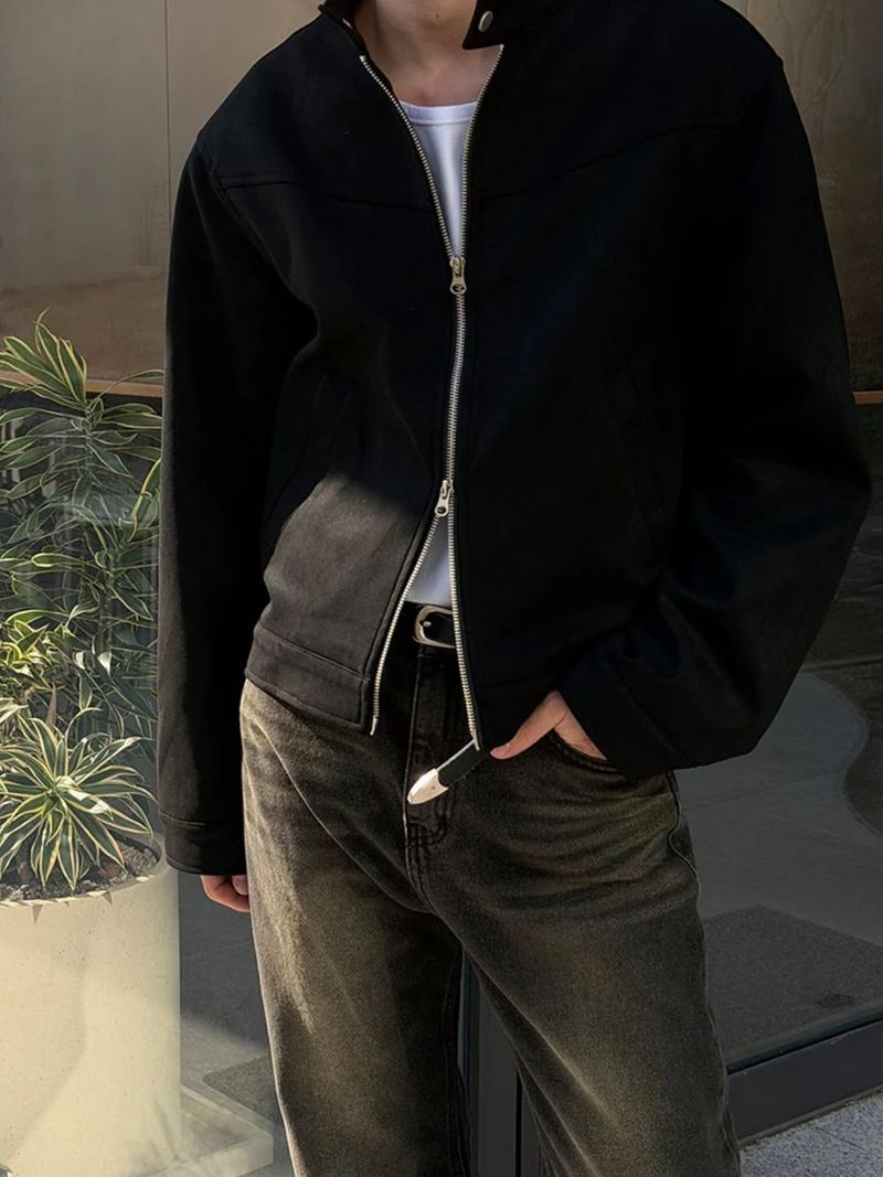 [F/W] Suede standard jacket(2color)