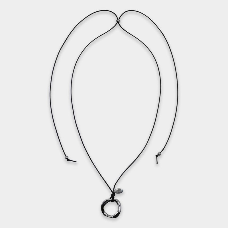 Nomad Ring Leather Necklace