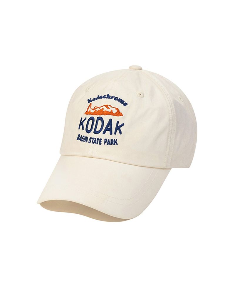 KODAK(コダック)の「WOVEN RELAX FIT BALL CAP【IVORY】(Hats)」