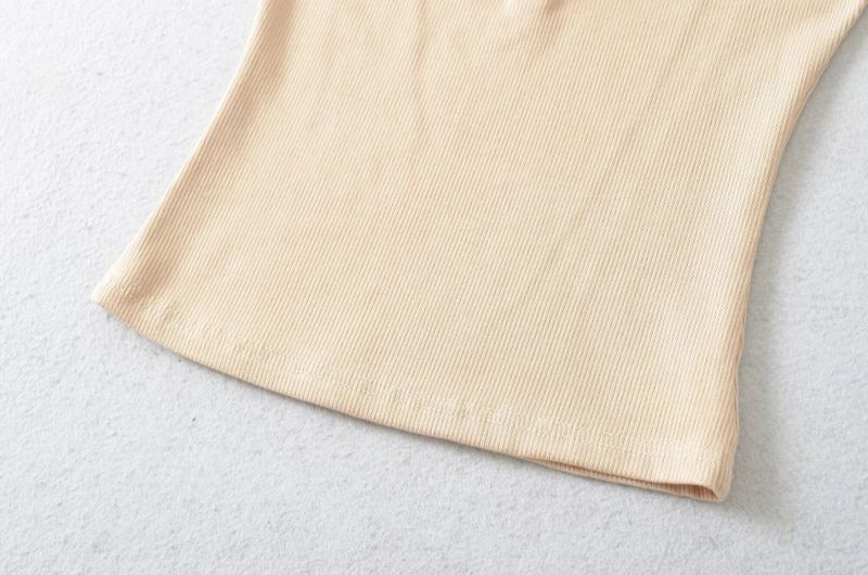 Marie Brown Lace Slim Top