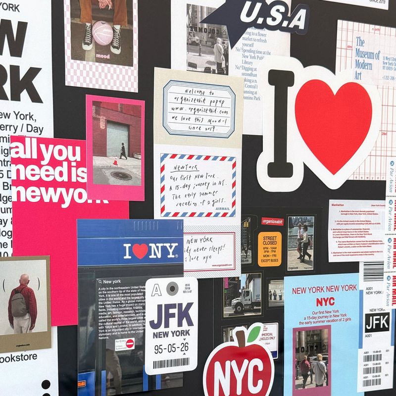 oab newyork pack / scrap sticker set