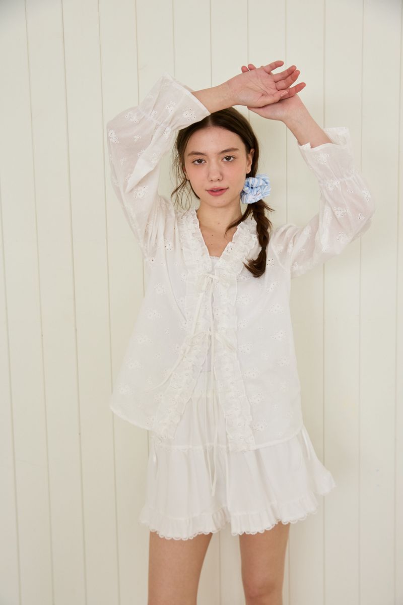 [3EA 1SET] COOL STRIPE SCRUNCHIE