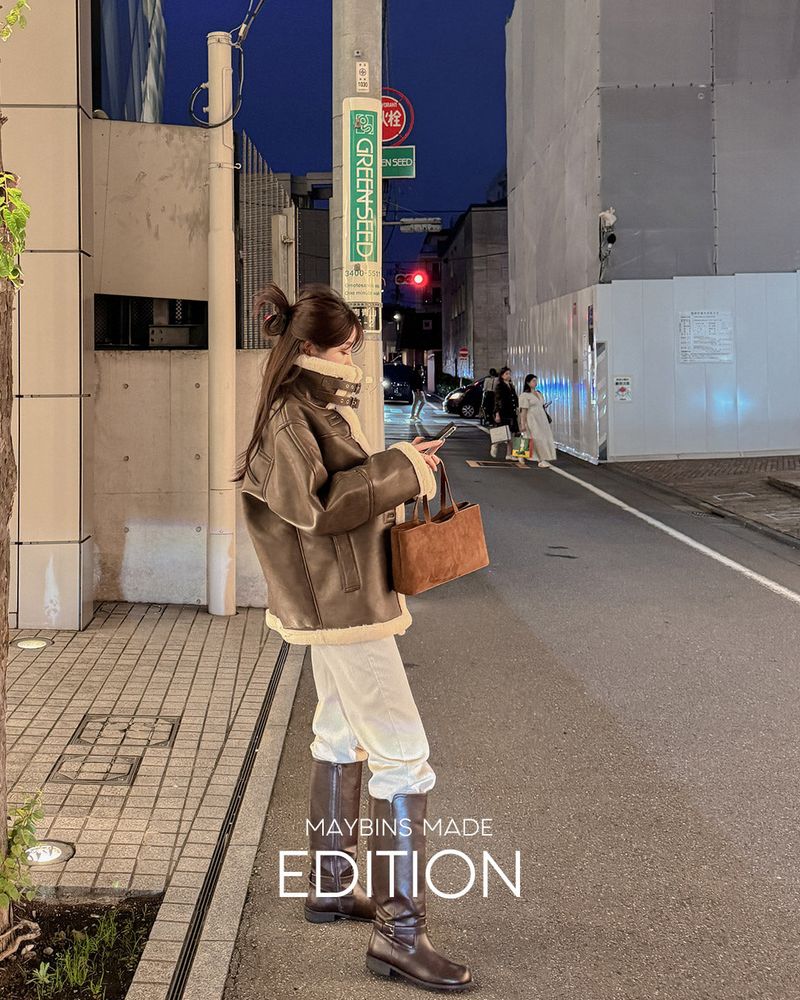 【MADE】2Way fur Leather Mustang