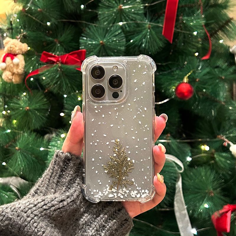 snowing day resin case