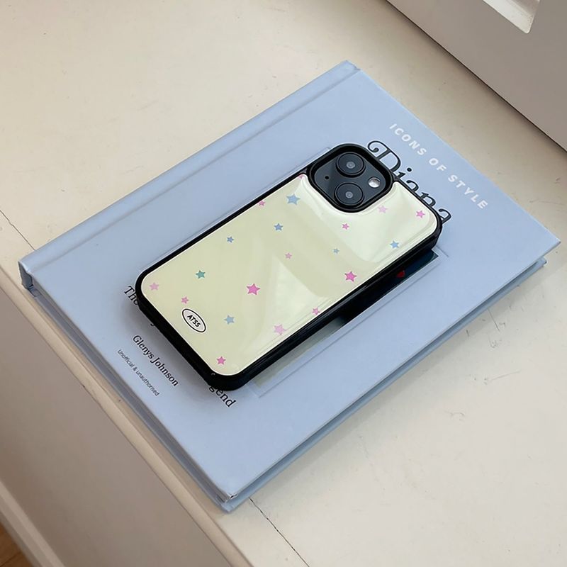 Pastel star epoxy bumper case(remon chiffon)