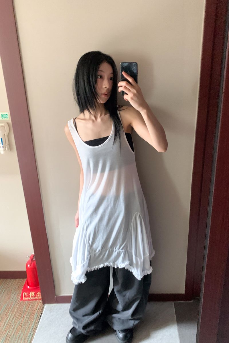  PLEATED FRILL ONEPIECE