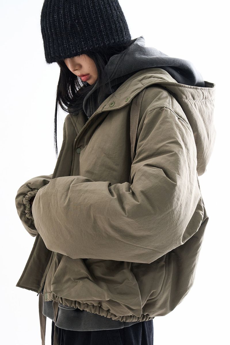 Ribbed deep wool bucket hat