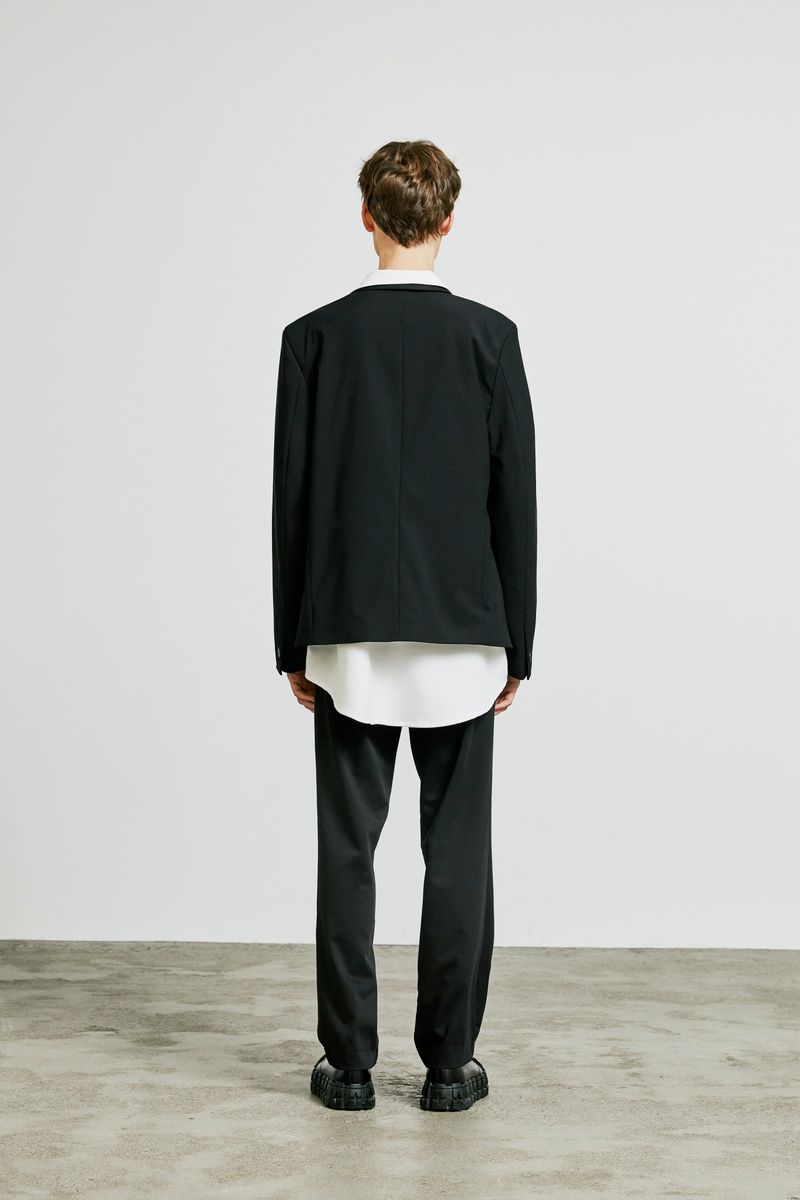 essential double welt pocket blazer