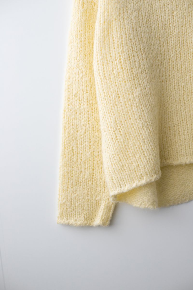 Mohair knit (Yellow)