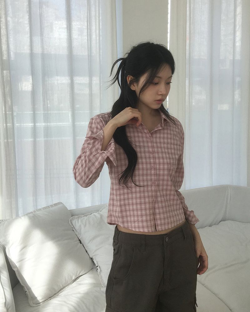 Tev Slim Fit Checkered Shirt