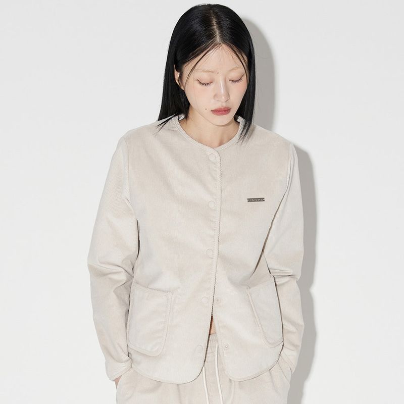 ZEROPLANET（ゼロプラネット）の「キルティングコーデュロイジャケット / Quilting Corduroy Jacket [BEIGE]（Jackets/Outerwear）」