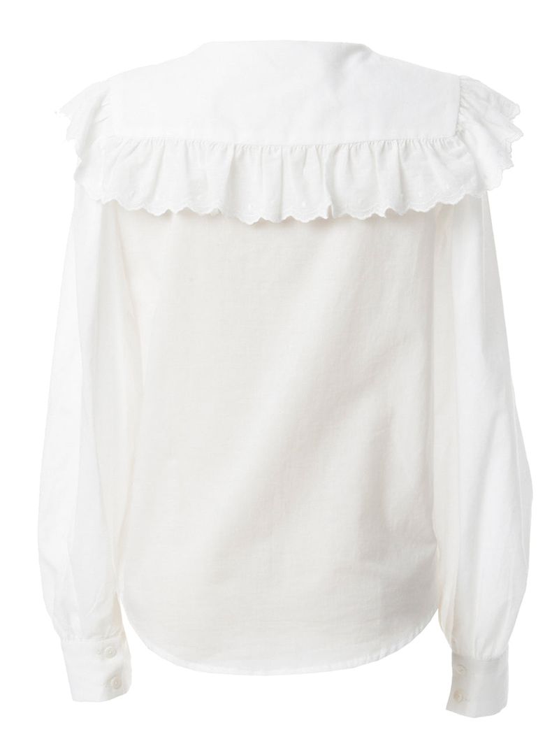 SAILOR COLLAR LACE BLOUSE_WHITE