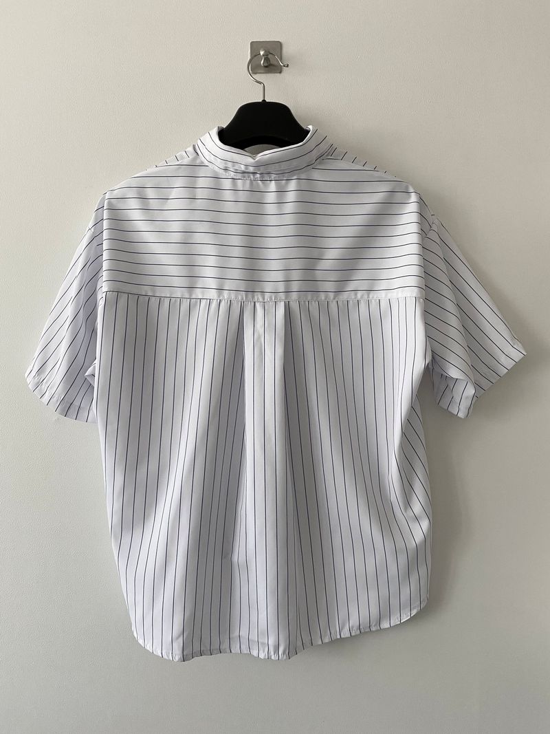 Pastel stripe half shirts