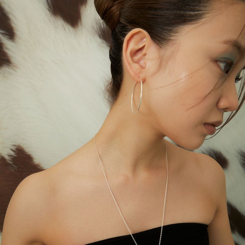 simple circular earring