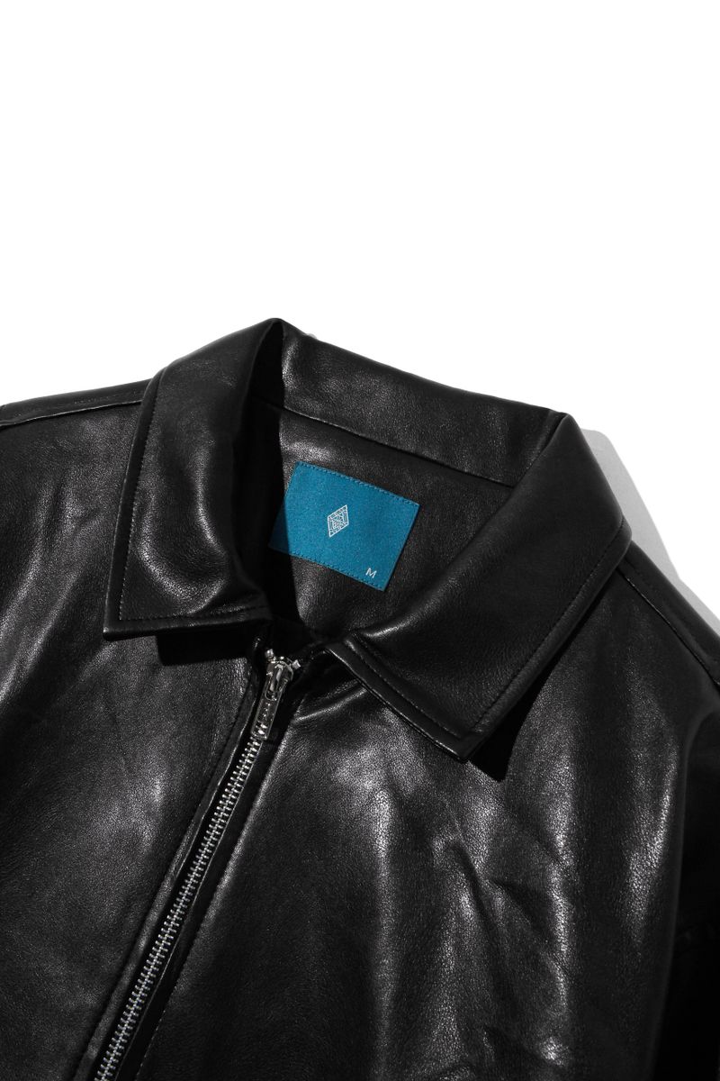 Minimal Rider soft-Leather Jacket J22 Black