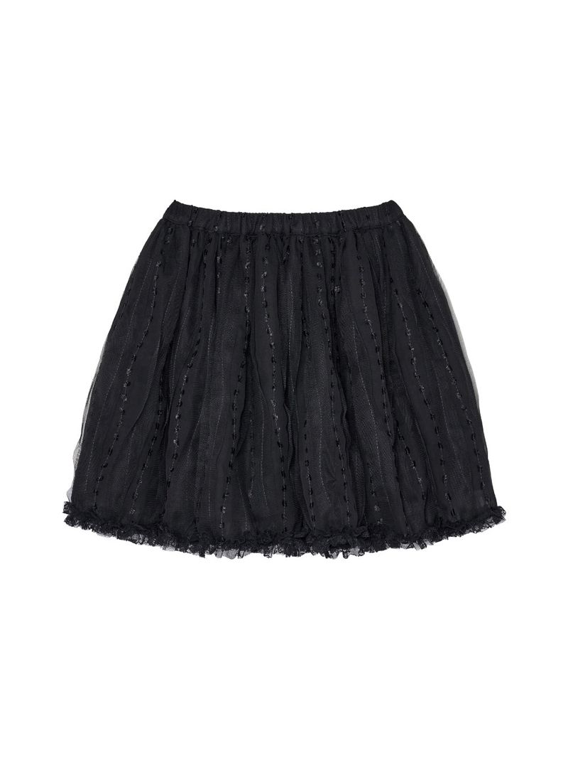 Isummerly（アイサマリー）の「Petal Fairy Tutu - Black（Skirts）」