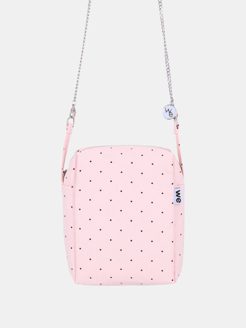 we are yiyoon（ウィアーイユン）の「クロス ポーチ(pink pin dot)（バッグ）」