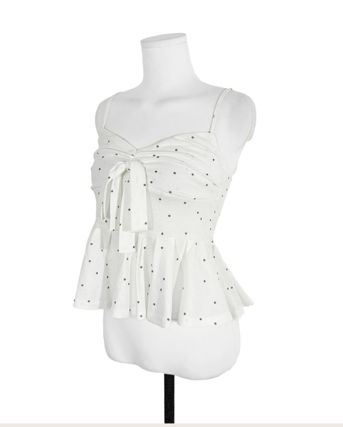 oreo ple big ribbon top + crop cd set